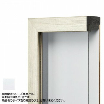 アルナ 樹脂フレーム 油額 ダブルフレーム 乳白 SM 61602