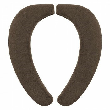 ズボラ ふんわり便座クッション ブラウン 洗濯OK　ヨコズナクリエーション