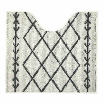 ベニワレン トイレ足元マット アイボリー 約58×65cm　ヨコズナクリエーション