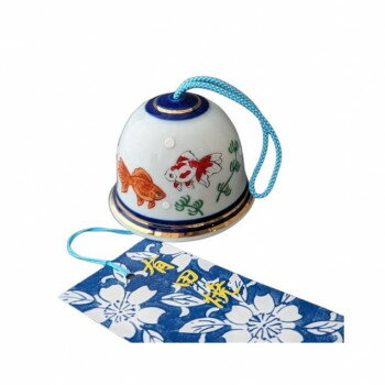 有田焼 風鈴 蓄光(金魚)