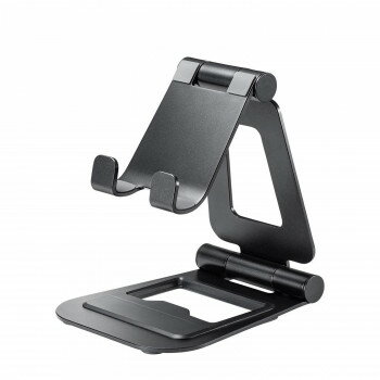 サンワサプライ タブレット用アルミスタンド(角度・高さ調整タイプ) PDA-STN52BK サンワサプライ タブレット用アルミスタンド(角度・高さ調整タイプ) PDA-STN52BK