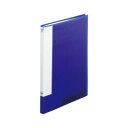 LIHIT LAB.(リヒトラブ) CUBE FIZZ 書き込めるクリヤーブック A4 S型(タテ型) ネイビー N-6005-11