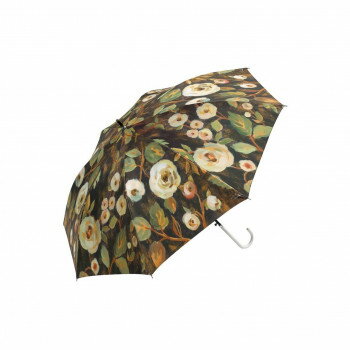 アーチストブルームシリーズ　ジャンプ傘　晴雨兼用　シルビアヴァシレバ「インディゴアンドゴールドブランチズ」　AB-02604