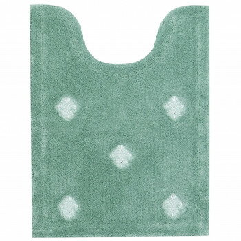 センコー DECORMUSEE エンブレム トイレマット ロング丈 約80×60cm グリーン 36686