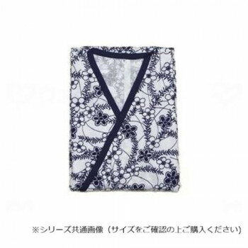 ウェルファン おせわさん ガーゼ合わせ 婦人用 コン幾何柄 M 851202