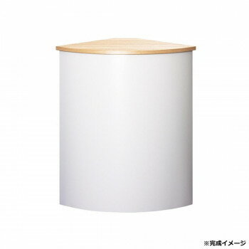 【代引き・同梱不可】 システムカウンター 90度外コーナーハイカウンター CVA-90HR-NA