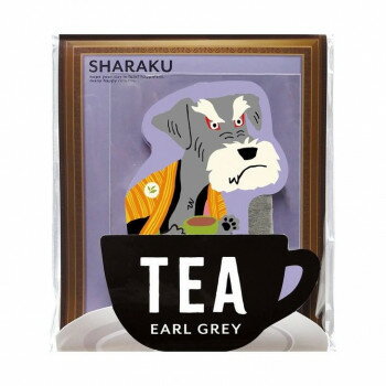 【代引き・同梱不可】 陶和 アートミュージアム ティーバッグ シュナウザー アールグレイ 12個入り 12295