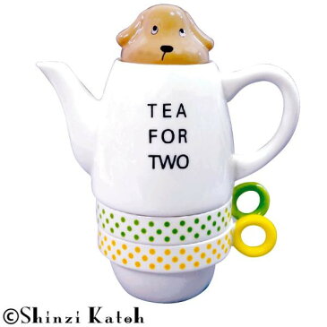 Shinzi Katoh Tea For Two ティーフォーツー Miniature dachshund(ミニチュアダックスフンド) SKTFT-04【食器】