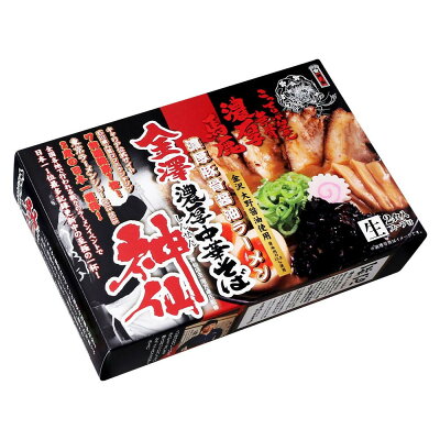 あっとらいふ 【代引き・同梱不可】銘店ラーメンシリーズ 新・金澤濃厚中華そば 神仙 (小) 2人前 10セット SP-103