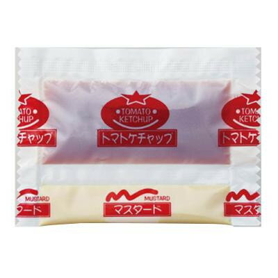 【代引き・同梱不可】タカハシソース　ケチャップ＆マスタード ツインパック　1200個(200×6)　040878