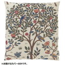 川島織物セルコン Morris Design Studio ケルムスコットツリー 座布団カバー 55×59cm LL1722　BE ベージュ