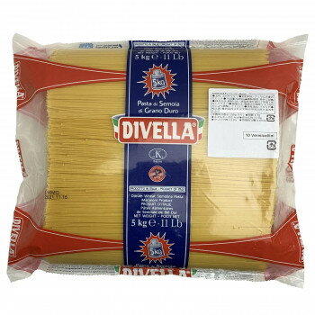 【代引き・同梱不可】DIVELLA　ディヴエッラ　パスタ　ヴェルミチェッリーニ　5kg　3袋セット　606-164