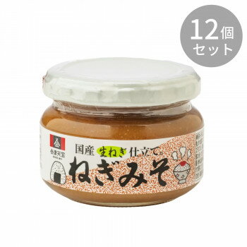 【代引き・同梱不可】会津天宝 ねぎみそ 100g ×12個セットのサムネイル