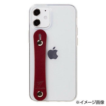 Liberta iPhone 12mini 専用背面型ケース 右手持ち用iP20_54-LB08 レッド