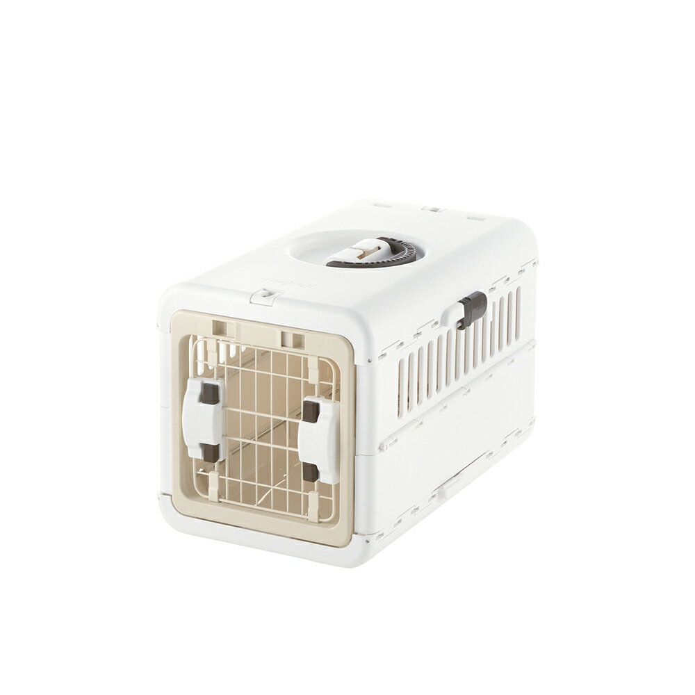 キャンピングキャリー 折りたたみ S アイボリー