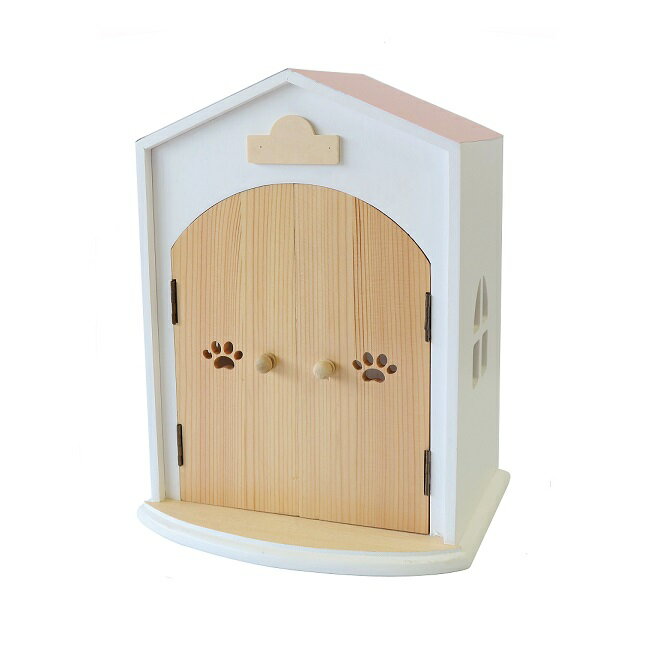 【代引・同梱不可】Angel House 天使のおうち型仏壇 ピンク 5209