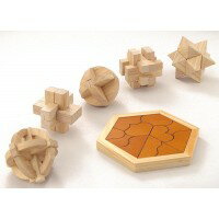 大人のための木製パズル6点セット 145-106/6158bo/木製 パズル 室内 シニア シルバー 高齢者のサムネイル