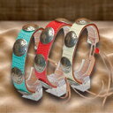 【送料無料】ケーシーズ 5セント コンチョ ブレス リザード/kca012/ブレスレット 革 メンズ mens レザー Bracelet【 新生活】【七夕】