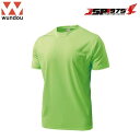 wundou ドライライト Tシャツ 蛍光グリーン Mサイズ