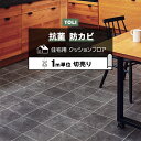 東リ クッションフロア (R) 切売り 約182cm幅 (1mあたり) マットスレート CF9647 リノベーションシート リメイクシート クッションフロアマッ...