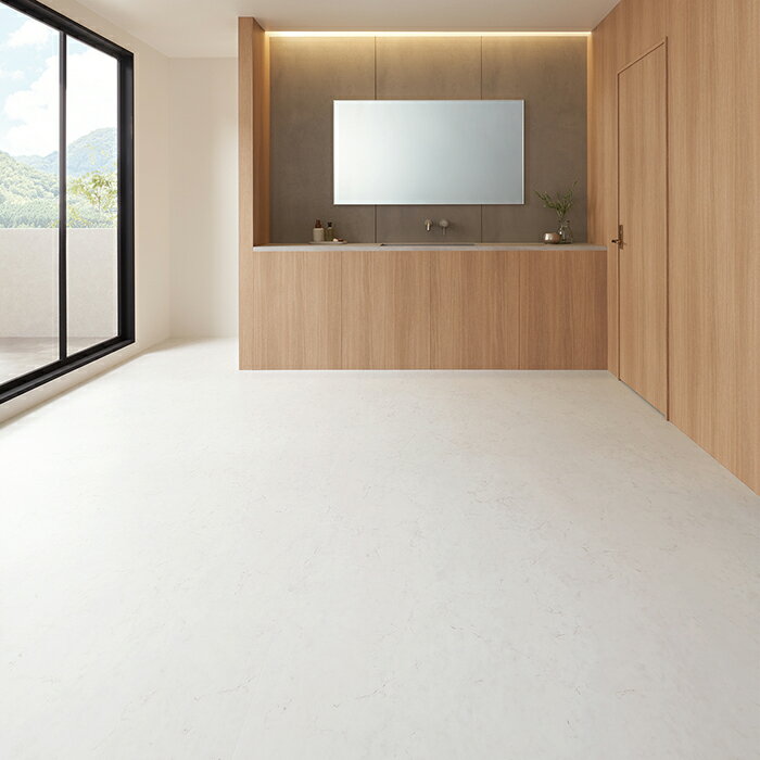 東リ 長尺シート (R) マチュアNW 生地サンプル ビアンコカララ FS4266