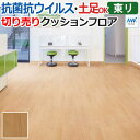 東リ クッションフロア (R) マチュアNW 店舗用 切売り 約182cm幅 (1mあたり) メイプル FS4033 リノベーションシート クッションフロアマット リメイクシート 半額以下