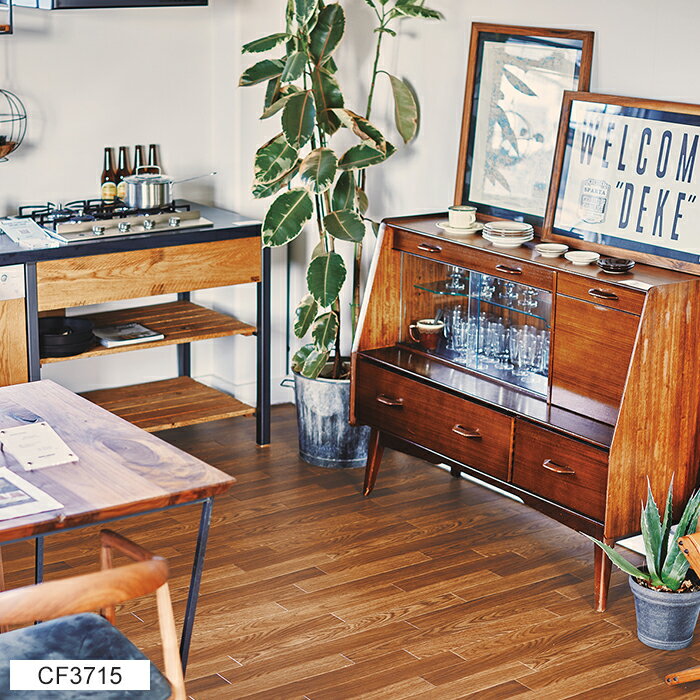 東リ クッションフロア (R) 土足対応 生地サンプル オーク2 CF3715 ブラックフライデー