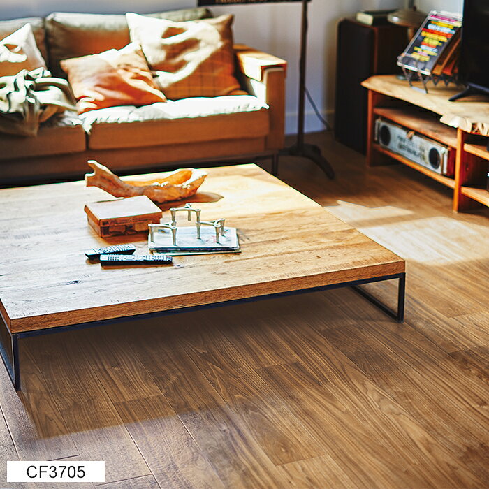 東リ クッションフロア (R) 土足対応 生地サンプル スクールパーケット CF3705