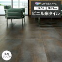 ビニル床タイル 東リ Pタイル ロイヤルストーン モア アイアンプレート (R) PST4158 生地サンプル お買い物マラソン