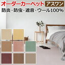 ウールカーペット 新毛100% 日本製 約200×250cm オーダーカーペット フリーカット Wall to Wallカーペット ニューウールポリッシャー(A) 引っ越し 新生活