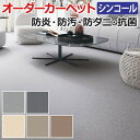 オーダーカーペット フリーカット シンコール ナチュレ 約250×100cm 防汚 ホルムアルデヒド対策 ナイロン 無地 シンプル ベーシック 日本製 引っ越し 新生活 お買い物マラソン