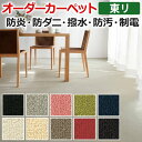 オーダーカーペット フリーカット 東リ カーペット 絨毯 じゅうたん ラグ マット フリーカット レモード3 約100×200cm 抗菌 防汚 防炎 耐久性 無地 カットパイル カラー ベーシック 引っ越し 新生活