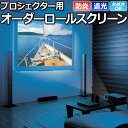 プロジェクタースクリーン プロジェクター用 映写 スクリーン ロールスクリーン ホームシアター 吊り下げ サイズ指定 映画 家庭用シアター 防炎 遮光 水拭きOK オーダー タチカワ 幅300cm×丈180cm以内でサイズオーダー フェアII(シールドなし) RS-8559 引っ越し 新生活
