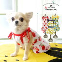 【在庫一掃SALE】ワンピース フルーツ総柄メッシュ 犬服 かわいい ペット 春夏 秋冬