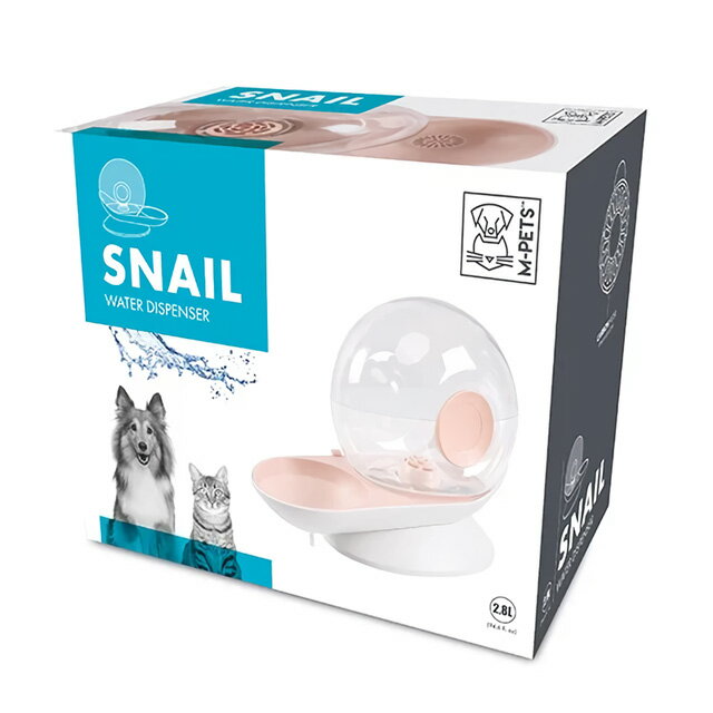 M-PETS エムペッツ カタツムリペット給水器 大容量タンク お留守番 犬 猫 ペット
