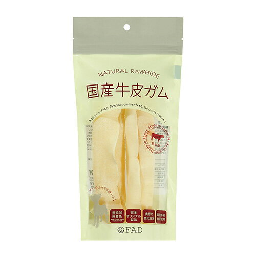 FAD国産牛皮ガムロール2本犬用お...