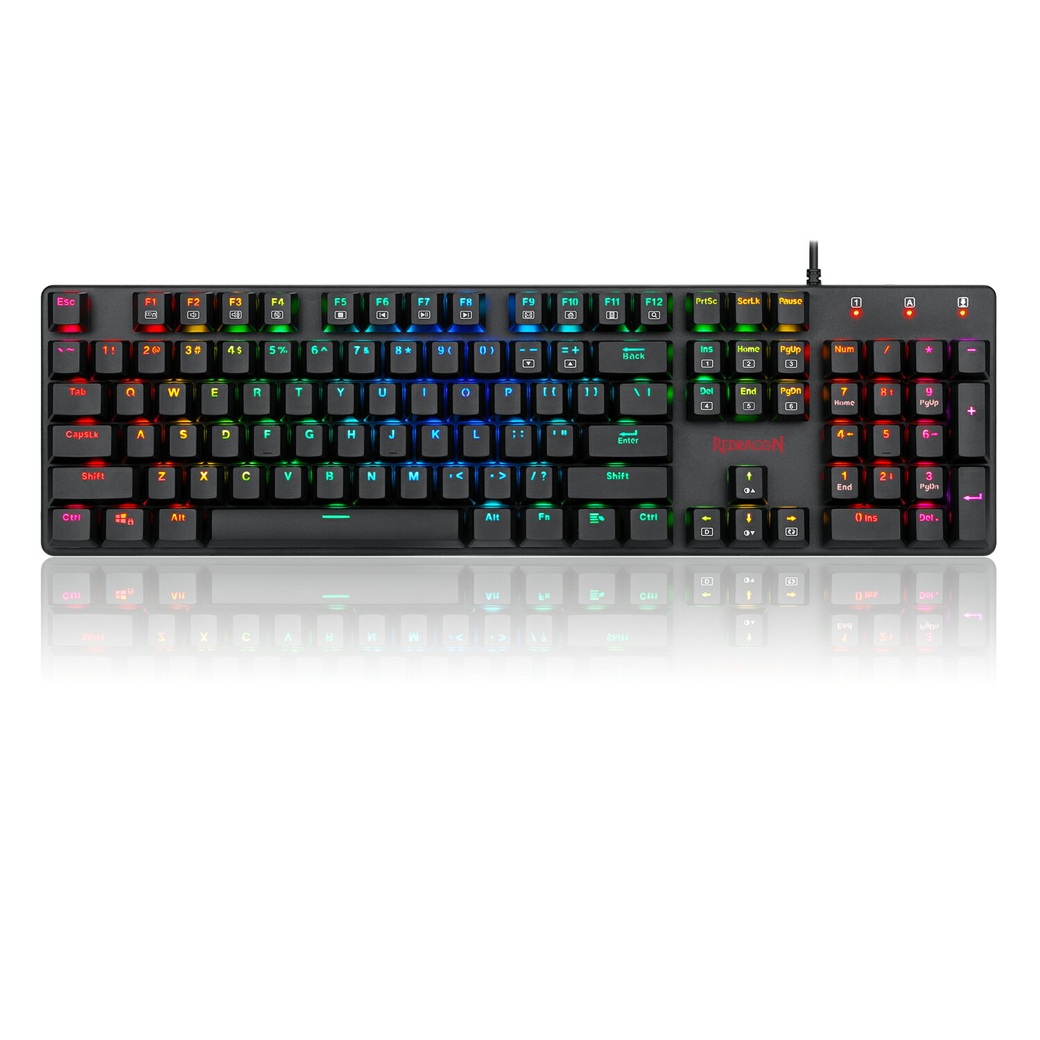 REDRAGON K589 英語配列 赤軸メカニカルキーボード 海外版