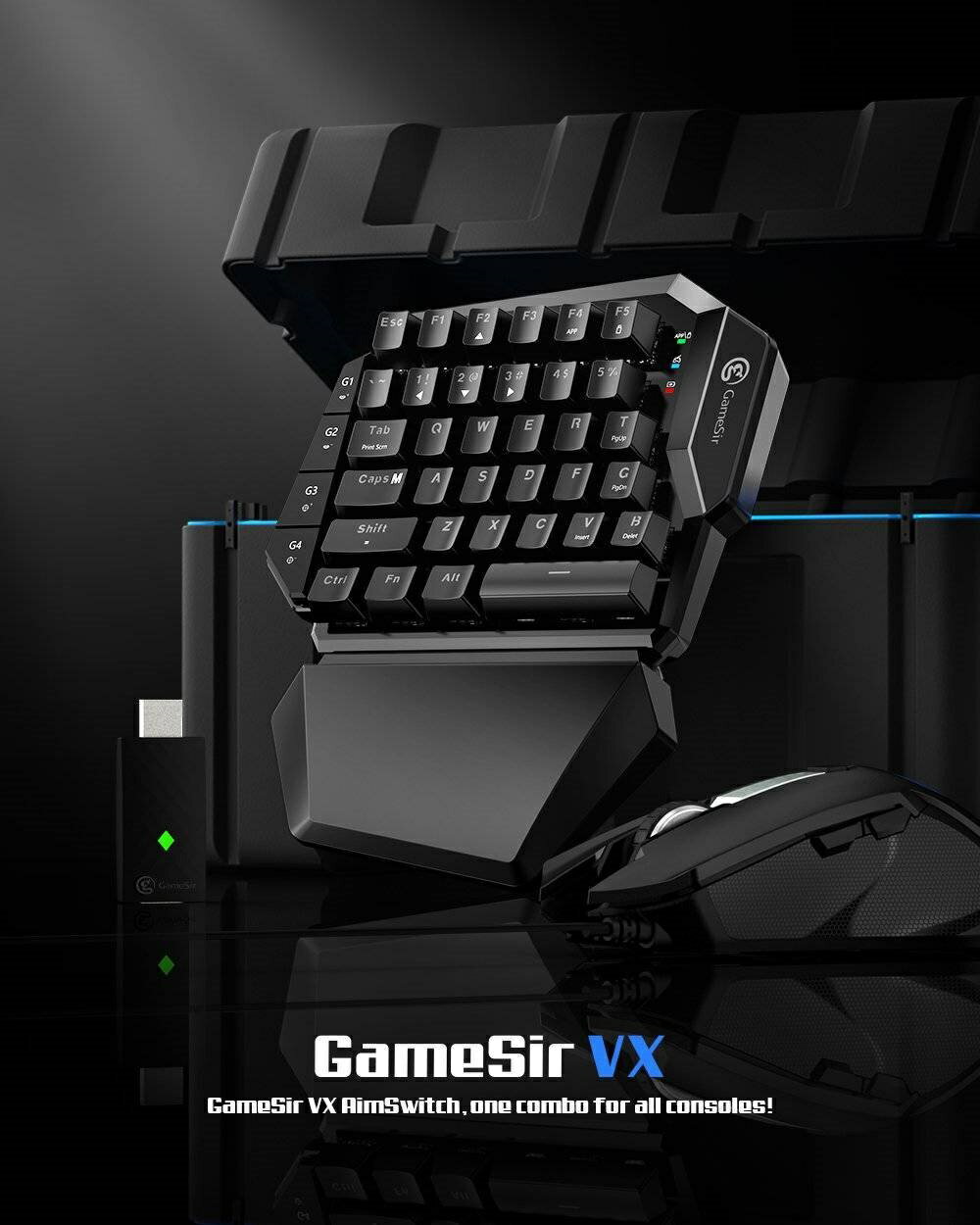 GameSir VX ゲーミングキーボード&マウス PS4/Switch/Lite/Xbox One/PC対応