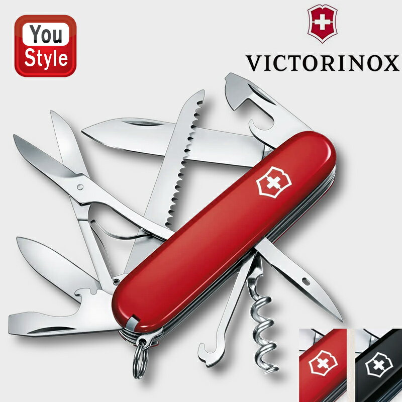 【25日限定★10%クーポン&P5倍要エントリー】【ポイント5倍】ビクトリノックス VICTORINOX マルチツール ハントマン 15機能 91mm レッド ...