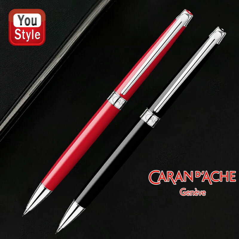 【ブランド】 カランダッシュ CARAN d'ACHE 【品　　名】 レマン スリム コレクション Leman Slim Collectio 【機　 構】 ツイストタイプ 0.7mm芯 【カ ラ ー】 スカーレットレッド：4761-770 エボニーブラック：4761-782 【仕　　様】 ボディ/キャップ：真鍮にラッカー仕上げ トリム部分の仕上げ：シルバープレートにロジウムコート仕上げ 天冠：ボディカラーと同色のカランダッシュヘキサゴンマーク クリップ：レマンコレクションと同じ形のクリップ （フレキシブルな可動。接合部分は、ハーフ カランダッシュ ヘキサゴンになっています。） 【サ イ ズ】 長さ：約135mm 軸径：約10mmφ 【付 属 品】 メーカー純正ケース・保証書 【消 耗 品】 ペンシル替え芯：6707-350(0.7mm HB 12本入り) 【商品説明】 カランダッシュの定番コレクションに加わる「レマン スリム」コレクション ジュネーブの街に静かに横たわるレマン湖からインスピレーションを受けた「レマン スリム」コレクション。丸みを持つ形状と色そしてエレガントでスレンダーなボディから導きだされる、軽やかな書き味が特徴です。 レマン コレクション同様、カランダッシュの工房のエキスパートたちが、丁寧にラッカーを塗り重ね艶やかでエレガントそして繊細な表情を持つペンに仕上げました。画材で培ってきた「色」を大切にし、惜しみない技術を注いでいます。キャップトップには、ボディと同色のカランダッシュを象徴するヘキサゴンが取り付けられています。 湖面を思わせる丸みを帯びたボディに、エレガントでスレンダーなシルエットは男女問わずお使いいただけます。 ギフト プレゼント 母の日 父の日 敬老の日 誕生日 成人の日 ブライダル バレンタインデー ホワイトデー クリスマス 記念日 お中元 お歳暮 正月 先生 学生 上司 就職 栄転 送別 転勤 定年 退職 送別会 結婚祝い 内祝い 出産祝い 入園 入学 合格 卒園 卒業 昇進 開店 開業 新築 引っ越し 長寿 還暦 古希 高級 人気 万年筆 ボールペン シャーペン 筆記具 ライター パイプ 煙管 喫煙具 システム手帳 ペンケース カレンダー マフラー ネクタイピン 財布 ベルト 名入れ ラッピング のしYouStyle ユースタイル