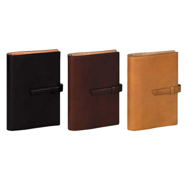 ダ・ヴィンチ DAVINCI グランデ システム手帳 アースレザー(堪能) 聖書サイズ リング24mm ブラック/ダークブラウン/ブラウン DB1312B/DB1312E/DB1312C
