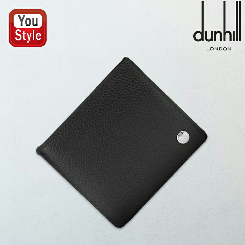 ダンヒル dunhill BOSTON ボストン 二つ折り財布 小銭入れ有 ブラック L2W332A 本革 レザー 革小物 カーフスキン メンズ 高級 人気 ブランド おしゃれ お祝い ギフト 記念品 母の日 父の日 敬老の日 誕生日 成人の日 バレンタインデー ホワイトデー クリスマス