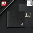 【あす楽】ダンヒル dunhill 二つ折り財布 メンズ 小銭入れ有 BOURDON ブラック L2X232A レザー 革小物 名刺入れ カーフスキン 高級 人..