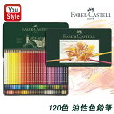 ファーバーカステル Faber Castell 油性色鉛筆 ポリクロモス Polychromos 120色 緑缶セット 110011 贈り物 ギフト プレゼント...
