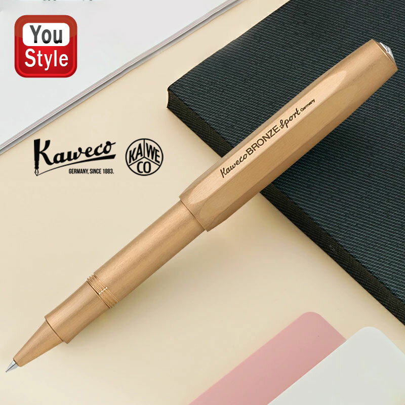 カヴェコ 名入れボールペン 【あす楽】名入れ ローラーボール 数量限定 カヴェコ KAWECO 水性 ボールペン ブロンズスポーツ BRONZE Sport 10002165 お祝い ギフト プレゼント 記念品 文房具 名前入り 名入り