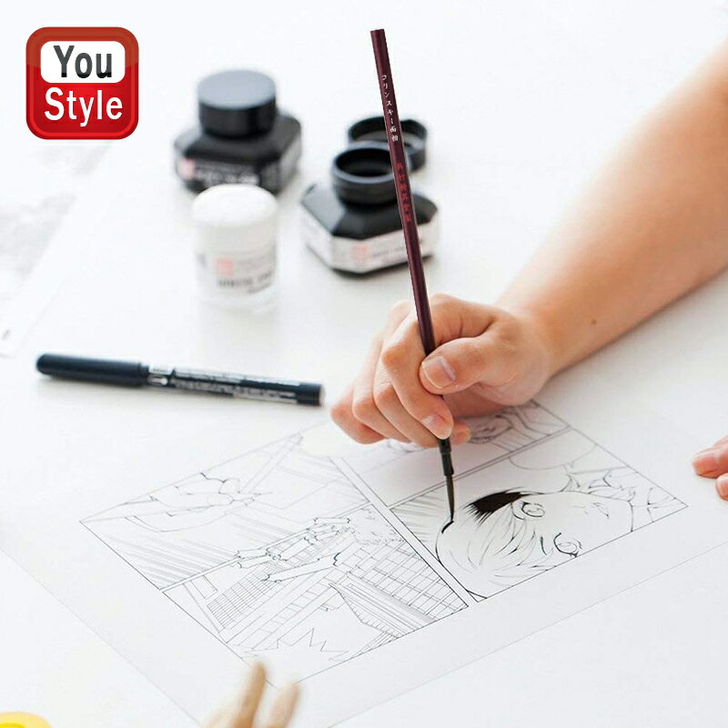 在庫一掃 赤字セール 呉竹 KURETAKE 毛筆 ZIG CARTOONIST MENSO BRUSH マンガ用筆 コリンスキー面相 CNJT100-3