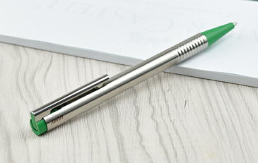 ラミー LAMY ロゴ logo ステンレス ボールペン グリーン/レッド/ブラック/ブルー L205