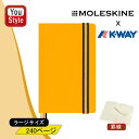 在庫一掃 赤字セール モレスキン MOLESKINE × ケイウェイノートブック 限定ケイウェイノートブック 横罫 K-Way ナイロン製ハードカバー ラージサ...