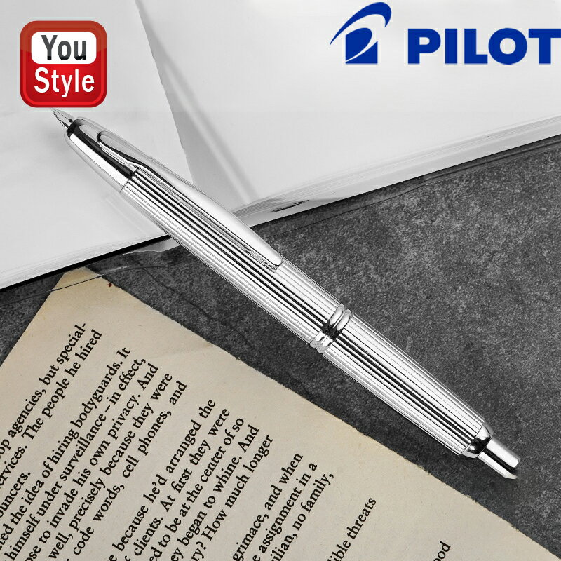 【11/1〜30ポイント5倍要エントリー】パイロット PILOT キャップレス ストライプ capless 万年筆 18K F細字/M中字 FC-3MS-S お...