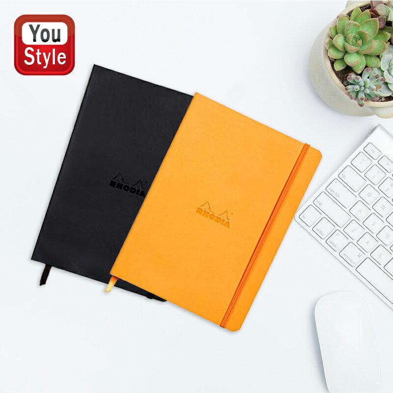 【11/1〜30ポイント5倍要エントリー】ロディア RHODIA ウェブノートブック合皮メモ帳 A4 210mm*297mm 192ページ(96枚) 横罫 /ド...